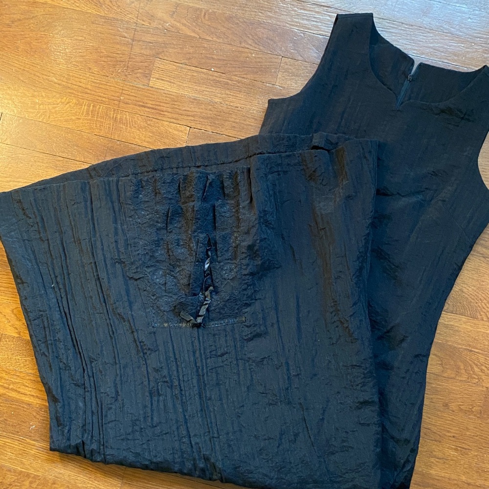Elegant Black Maxi Dress vintage